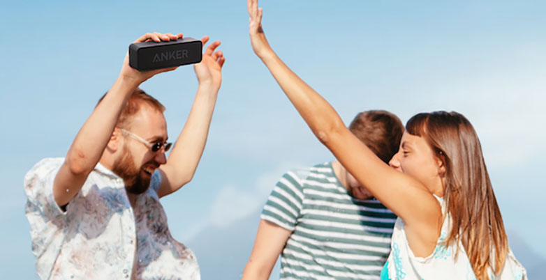Anker Soundcore Bluetooth Speaker with Loud Stereo Sound